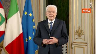 Il Discorso integrale di Mattarella per Capodanno 2022 [upl. by Begga430]