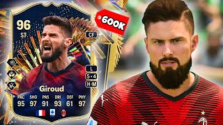 96 TOTS Olivier Giroud is BROKEN on FC 24 💪 EA FC 24 Player Review [upl. by Gnaoh704]