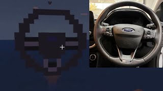 Ford Stearing Wheel In Minecraft [upl. by Nodaj]