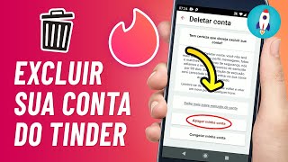 Como EXCLUIR CONTA TINDER Para Sempre 2024  Atualizado [upl. by Llezom]