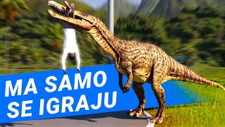 GRADIM PARK OD 5 ZVJEZDICA dinosaur jede ljude  Jurassic World Evolution 2 Chaos Theory  EP4 [upl. by Kcinnay]