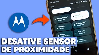 Como Desativar Sensor de Proximidade do Motorola [upl. by Pandora482]