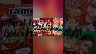 BOODLES ramen Maggi 🍜short video  very very spicy 🔥 🥵🥵🍜🍝🍜 [upl. by Hanselka]