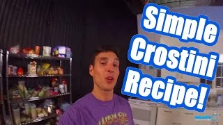 Easy Appetizers  Simple Crostini Recipe  Brians Test Kitchen [upl. by Jedthus707]