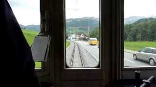 Führerstandsfahrt von Appenzell nach Wasserauen Teil 2 [upl. by Viviane]