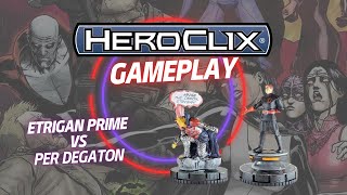 HeroClix  Gameplay  Etrigan Prime vs Swamp Thing [upl. by Stephanie]