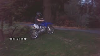 YZ450F backfire fix [upl. by Ruosnam451]