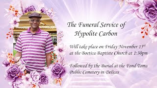 The Funeral Service of Hypolite Carbon [upl. by Aitra]