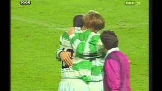 1995 November 2 Rapid Vienna Austria 4 Sporting Lisbon Portugal 0 Cup Winners Cup [upl. by Alan927]