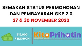 Cara Membuat Semakan Status Permohonan Dan Pembayaran GKP 20 Disini [upl. by Arraik228]