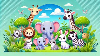 Herbivorous Animals Names and Sounds for Kids  Discover 30 Amazing PlantEating Animals [upl. by Aikal401]