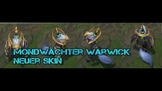 Mondwächter Warwick Skin Spotlight League of Legends [upl. by Colville]