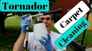 Tornador Carpet Cleaning How To Shampoo Carpets with the Tornador [upl. by Moshell433]