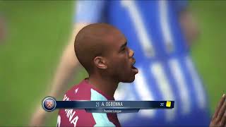 FIFA 18  West Ham VS Brighton  PS3 Full Gameplay 4K60 [upl. by Treblig400]