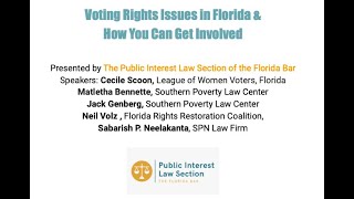 Voting Rights Issues in Florida and How You Can Get Involved [upl. by Llemij]