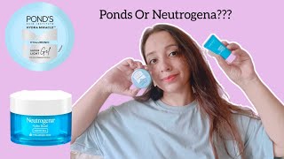 Ponds Super Light Gel vs Neutrogena Hydra Boost Gel Moisturiser [upl. by Chandra349]