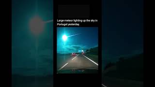 Meteor shower 😨😨 space shorts viral [upl. by Ahsikyt]