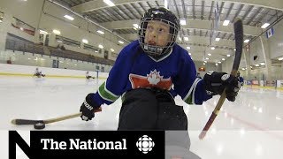 How a boy with cerebral palsy brought sledge hockey to Yellowknife [upl. by Cela]