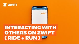 Interacting with Others on Zwift [upl. by Zed]