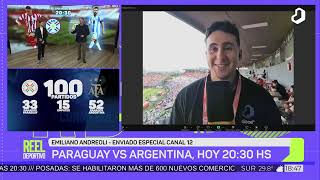 REELDEPORTIVO móvil desde Asunción previa Paraguay Vs Argentina [upl. by Weaks]