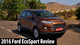 2016 Ford EcoSport Review  Test Drive  QuikrCars [upl. by Hogue]