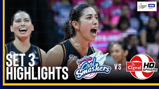 CIGNAL vs CREAMLINE  SET 3 GAME HIGHLIGHTS  2024 PVL INVITATIONAL CONFERENCE  SEPTEMBER 12 [upl. by Alyel]