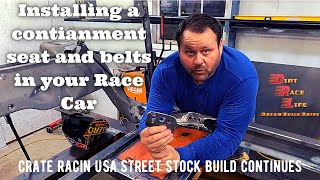 How to Design and Build the Mounting for a Containment Seat and Belts in a race car [upl. by Eltsirc]