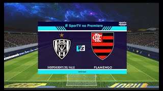 INDEPENDIENTE DEL VALLE X FLAMENGO RECOPA 2023 PES 2017 PATCH BMPES [upl. by Vidovik]