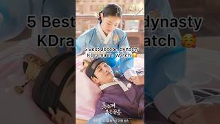 Best 5 Popular Joseon Dynasty KDrama That Are Must Watch kdrama asiandrama netflix lovenextdoor [upl. by Domash396]