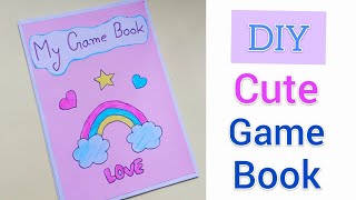 DIY Cute Gaming Book Part1  Easy Paper Gaming Book  5 Paper Games in a book [upl. by Sherlocke61]