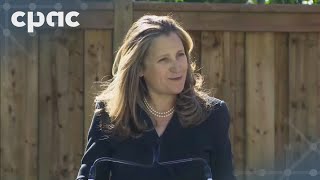 Deputy PM Chrystia Freeland on housing income inequality critical minerals – October 10 2024 [upl. by Anivek519]