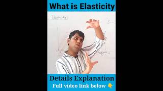 What is elasticity  Elasticity क्या होता है  Elasticity Explained  Understand Elasticity [upl. by Arehsat]