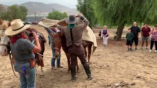 Old Spanish Trail Day  Mule Packing [upl. by Jada]