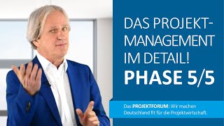 PROJEKTMANAGEMENT PHASEN 55  Einfach erklärt [upl. by Hpesoj]