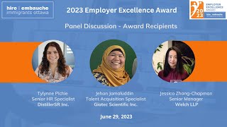 2023 Employer Excellence Award Panel Discussion [upl. by Tnilf]