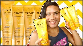 RESENHA  HIDRATAÇÃO INTENSIVA TRIVITT  KIT MANUTENÇÃO ITALLIAN HAIRTECH [upl. by Allemrac695]