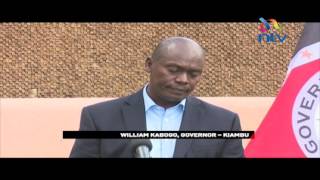 Humbled Kiambu governor William Kabogo declares his independent candidature [upl. by Eckel979]