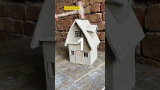 Destroying little clay house😭🏠 clayhouse diy craft vkartandcrafts [upl. by Tupler]