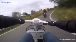 SCOOTERS VS MOTORCYCLE RACING [upl. by Mateusz]