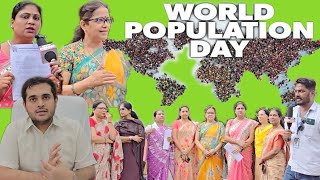 DC SA SPEAKS ON WORLD POPULATION DAY WITH MEMBERS OF JANSANKHYA SAMADHAN FOUNDATION [upl. by Veats]