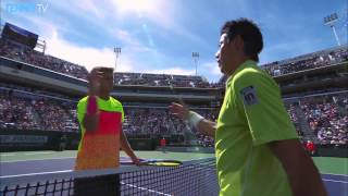 Saturday Highlights 2015 BNP Paribas Open  ATP Indian Wells [upl. by Ellened]