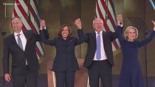 Kamala Harris becomes nominee after speech during Democratic National Convention [upl. by Kylie48]