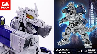 Unoffical LEGO KIRYU MECHAGODZILLA メカゴジラ SUPER18K K991 4000PCS UNOFFICAL LEGO SPEED BUILD [upl. by Nevad]