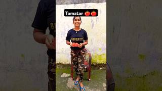 Aha Tamatar Bade Majedar 🍅😱 shorts trending funny [upl. by Einnalem101]