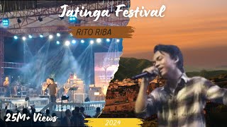 Rito Riba Live Performance At Jatinga Festival 2024  dimahasao assam [upl. by Limay819]