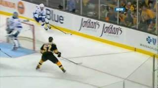 Benoît Pouliot hits Brett Clark HD [upl. by Niwre297]