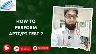 how to perform APTT test APTTActivated partial thromboplastin time [upl. by Caves]