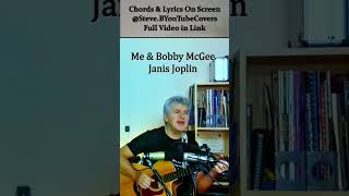 ❤️ Bobby McGee  Janis Joplin  Cover  Free Backing Track Chords and Lyrics shorts backingtrack [upl. by Ttirrem]