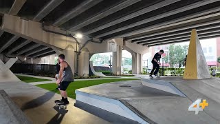 Artist Walk Skate Park in Jacksonville finally opens [upl. by Pasadis]