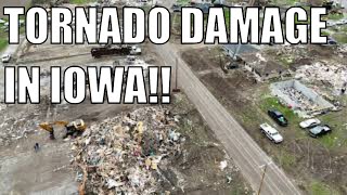 EF3 Tornado Damage In Minden Iowa [upl. by Stannwood169]